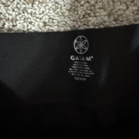 Gaiam Jogger Pants Womens Small Black High Rise Lounge Yoga Athletic Pockets - Picture 4 of 8